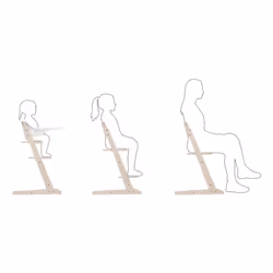 CYBEX Iris 3-in-1 Chaise haute multifonctionnelle Siège rigide Blanc, Bois - Vue supplémentaire 8