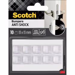 3M SP91A56, Élastomère, Transparent, Monochromatique, 13 mm, 13 mm, 10 pièce(s)