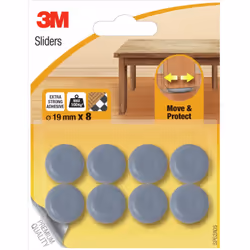 3M SP62A05, Gris, Rond, 1,9 cm, 8 pièce(s)