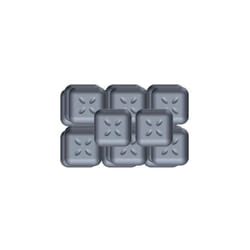 Lot de 8 patins adhésifs alvéolé eur 24 x 24 mm, gris - Scotch