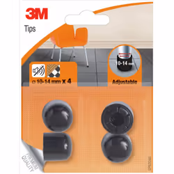 3M SP83O46, Noir, Rond, 1,4 cm, 4 pièce(s)