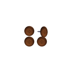 Lot de 4 patins adhésifs alvéolé eur diam. 22 mm, marron - Scotch