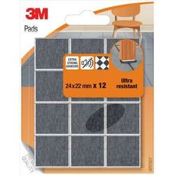 3M SP87A37 patin de protection du sol pour meuble 12 pièce(s) Rectangulaire