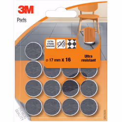 3M SP87A33, Gris, Rond, 1,7 cm, 16 pièce(s)
