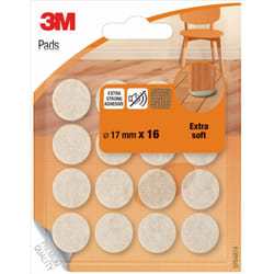 3M SP84A19 patin de protection du sol pour meuble 16 pièce(s) Rond