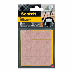 Scotch - patin feutr adh bei24x24 12pce