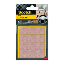 Scotch - patin feutr adh bei24x24 12pce