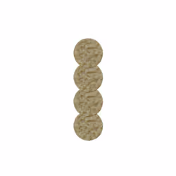 Lot de 4 patins caoutchouc naturel non adhésif diam. 60 mm - Scotch