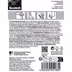 3M SP91A02 patin de protection du sol pour meuble 4 pièce(s) Rond