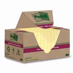 Post-It 7100284576 Carré Jaune 70 feuilles Auto-adhésif