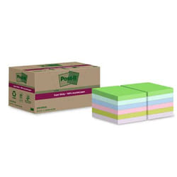 Post-It 7100284780 Carré Bleu, Vert, Rose, Violet, Jaune 70 feuilles Auto-adhésif