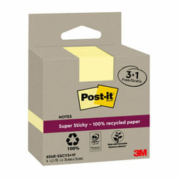 Post-It 7100285105 Carré Jaune 70 feuilles Auto-adhésif
