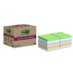 Post-It 7100284781 Carré Bleu, Vert, Rose, Violet, Jaune 70 feuilles Auto-adhésif