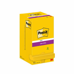 Post-It 7100290189 Carré Jaune 90 feuilles Auto-adhésif