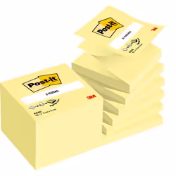 Post-It R330-CY, Carré, Jaune, Papier, PEFC, 76 mm, 76 mm