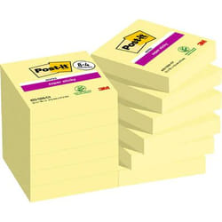 Post-It 622-SSCY-P8+4 Carré Jaune 90 feuilles Auto-adhésif