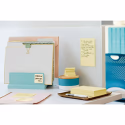 Post-It 656-12SSCY Rectangle Jaune 90 feuilles Auto-adhésif