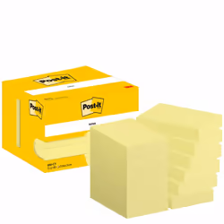 Post-It 7100290170 Rectangle Jaune 100 feuilles Auto-adhésif