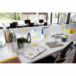 Post-It 7100290186 Rectangle Jaune 100 feuilles Auto-adhésif