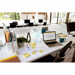 Post-It 7100290186 Rectangle Jaune 100 feuilles Auto-adhésif