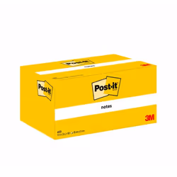 Post-It 7100296172, Rectangle, Jaune, Papier, 51 mm, 38 mm, 100 feuilles
