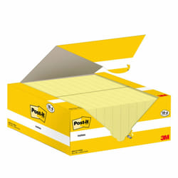 Post-It 653-CY-VP24 Rectangle Jaune 100 feuilles