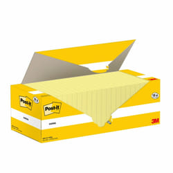Post-It 3M , Haftnotizen, gelb Rectangle Jaune 100 feuilles