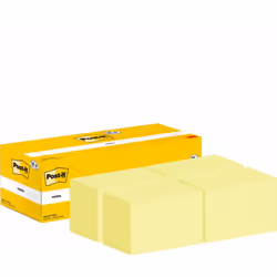 Post-It 3M , Haftnotizen, gelb Rectangle Jaune 100 feuilles