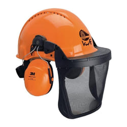3M - G3000 7100330455 Casque de sylviculture orange