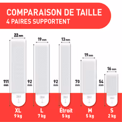 Multi-pack De Languettes Accroches Tableaux Petites Et Moyennes Command™ - Vue supplémentaire 2