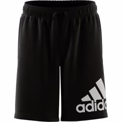 Short de sport pour enfant ADIDAS noir/blanc - Respirant - Running - Garçon