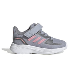 Basket Bébé - Adidas - Runfalcon 2.0 - Gris - Scratch - Plat