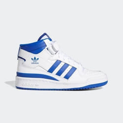 ADIDAS FORUM MID J SNEAKERS BIANCO BLU FZ2085 (38-2-3 - BIANCO)
