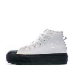 Baskets Blanc/Noir Femme Adidas Adidas Nizza