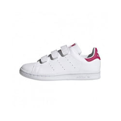 Basket - adidas - STAN SMITH Cadet - Tige vegan - Fermeture scratch - Logo Stan Smith
