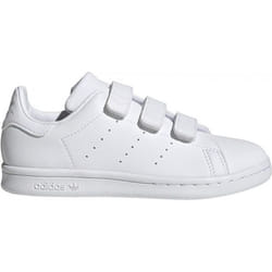 Baskets - ADIDAS - Stan smith cf c - Mixte - Enfant - Scratch - Cuir - Plat
