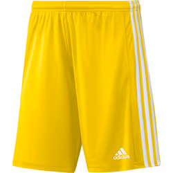 SHORT DE FOOTBALL ADIDAS GN5772 SQUAD 21 JAUNE SHO