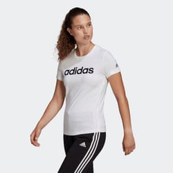 ADIDAS W LIN T T-SHIRT BIANCO GL0768 (M - BIANCO)
