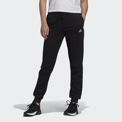 Adidas Essentials French Terry Logo Femelle Noir, Blanc Coton, Polyester, Viscose