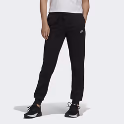 Adidas Essentials French Terry Logo, Pantalons d’entraînement, Femelle, Noir, Adulte, M, SML