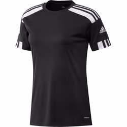 T-shirt ADIDAS Squadra 21 Noir - Homme/Adulte - 100% polyester - Manches courtes - Col arrondi
