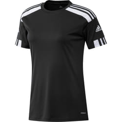 T-shirt ADIDAS Squadra 21 Noir - Homme/Adulte - 100% polyester - Manches courtes - Col arrondi