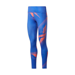 Reebok Leggings de Sport pour Femmes MYT Printed Bleu