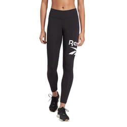 Legging en coton pour femme - Reebok Ri BL - Noir - Coupe ajustée
