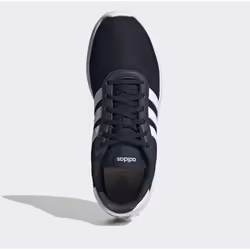 Adidas Lite Racer 3.0 Chaussure d'athlétisme Mâle Noir, Blanc