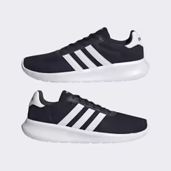 Adidas Lite Racer 3.0 Chaussure d'athlétisme Mâle Noir, Blanc - Vue supplémentaire 7
