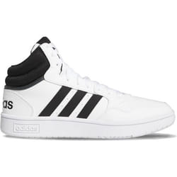Chaussures de fitness et loisirs Adidas Hoops 3.0 Mid GW3019 pour Homme - Blanc - Imperméable à leau