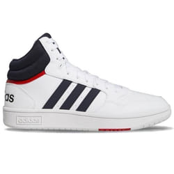 Basket-ball - Adidas - Hoops 3.0 Mid GY5543 - Chaussures pour Homme - Blanc - Indoor
