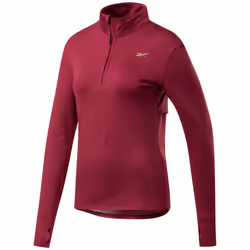 Sweatshirt femme Reebok Running 1/4 Zip
