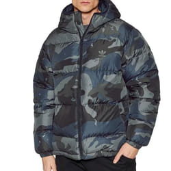 Doudoune Camouflage Noir/Marine Homme Adidas Camo H13566